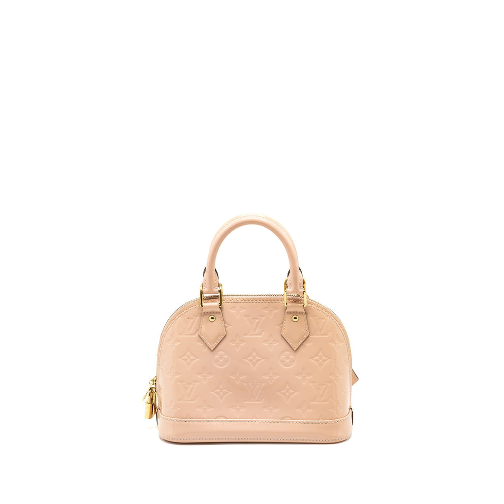 LOUIS VUITTON ALMA BB PATENT LIGHT PINK GHW