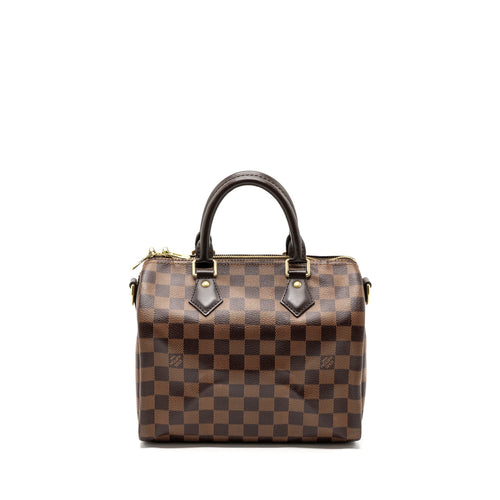 LOUIS VUITTON SPEEDY BANDOULIERE 25 DAMIER EBENE CANVAS GHW (NEW VERSION)