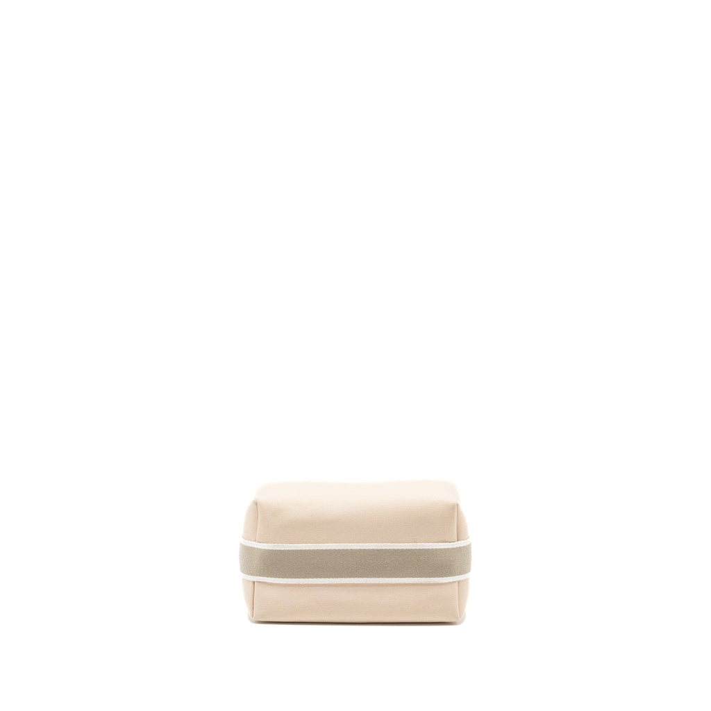 HERMES TROUSSE DE TOILETTE BRIDE A BRAC PM CANVAS NATURAL SHW