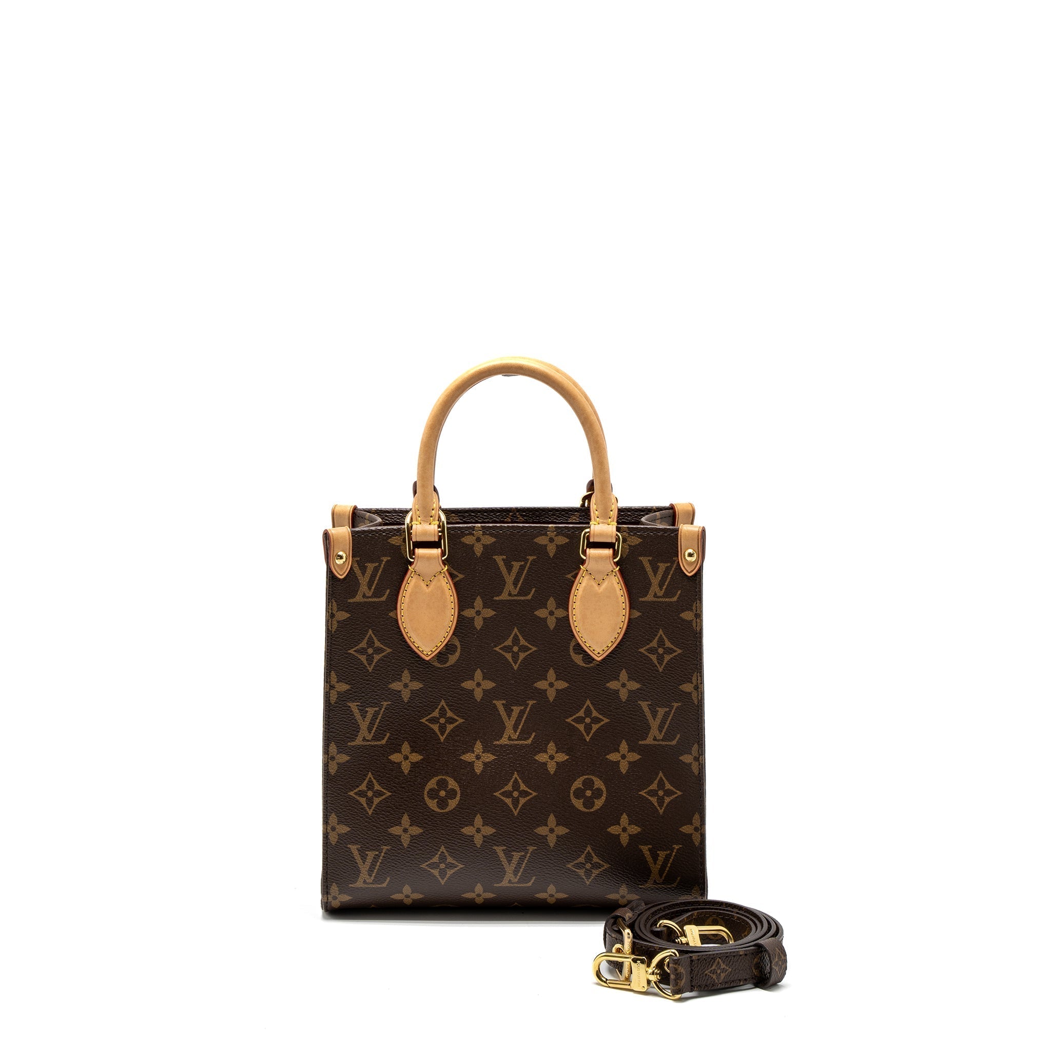LOUIS VUITTON SAC PLAT BB MONOGRAM CANVAS GHW (NEW VERSION)
