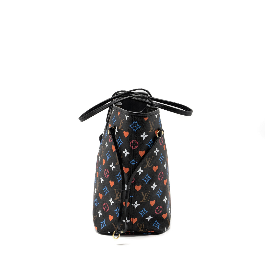 LOUIS VUITTON GAME ON NEVERFULL MM LIMITED EDITION MONOGRAM MULTICOLOURED CANVAS GHW