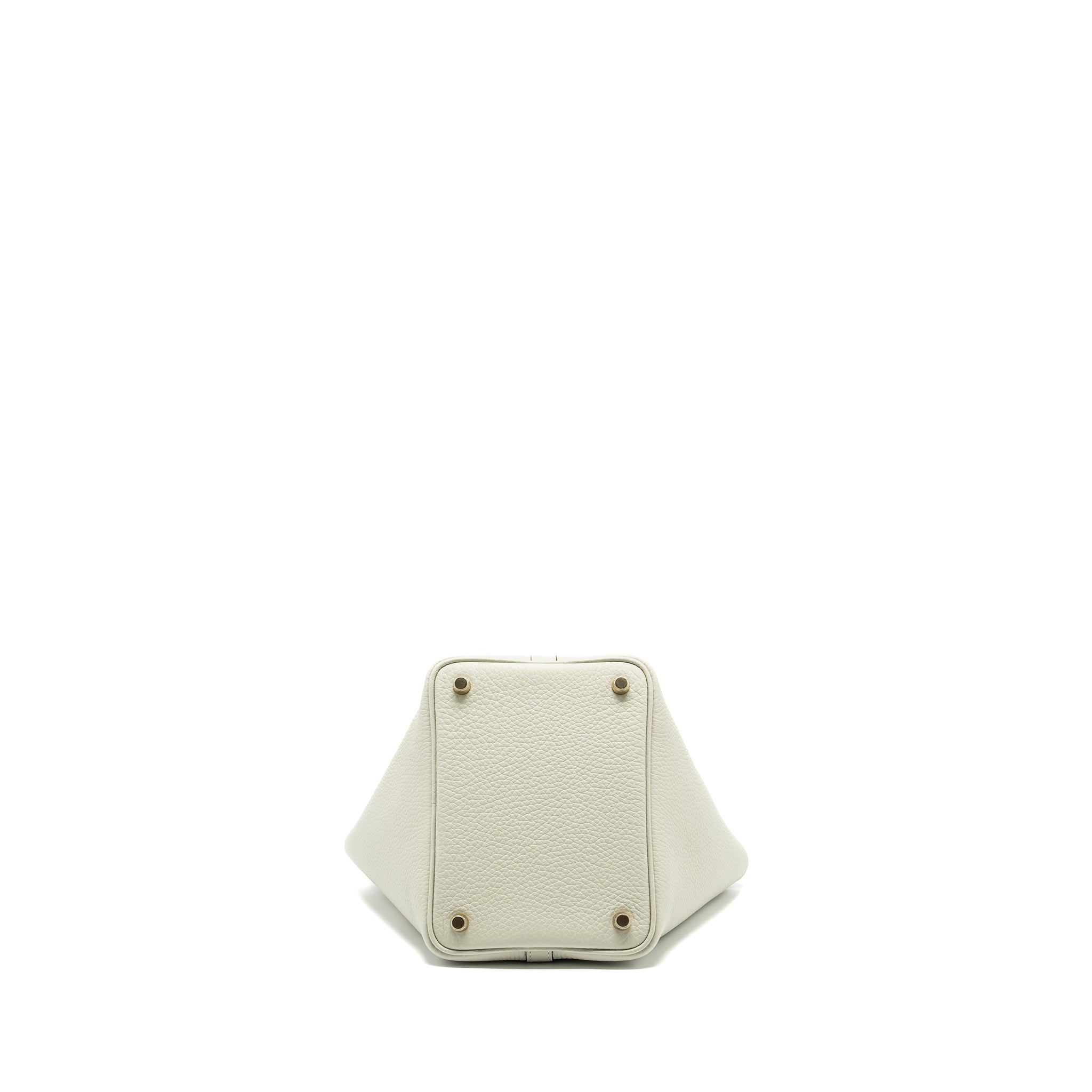 HERMES PICOTIN 18 LOCK BAG CLEMENCE GRIS NEVE GHW