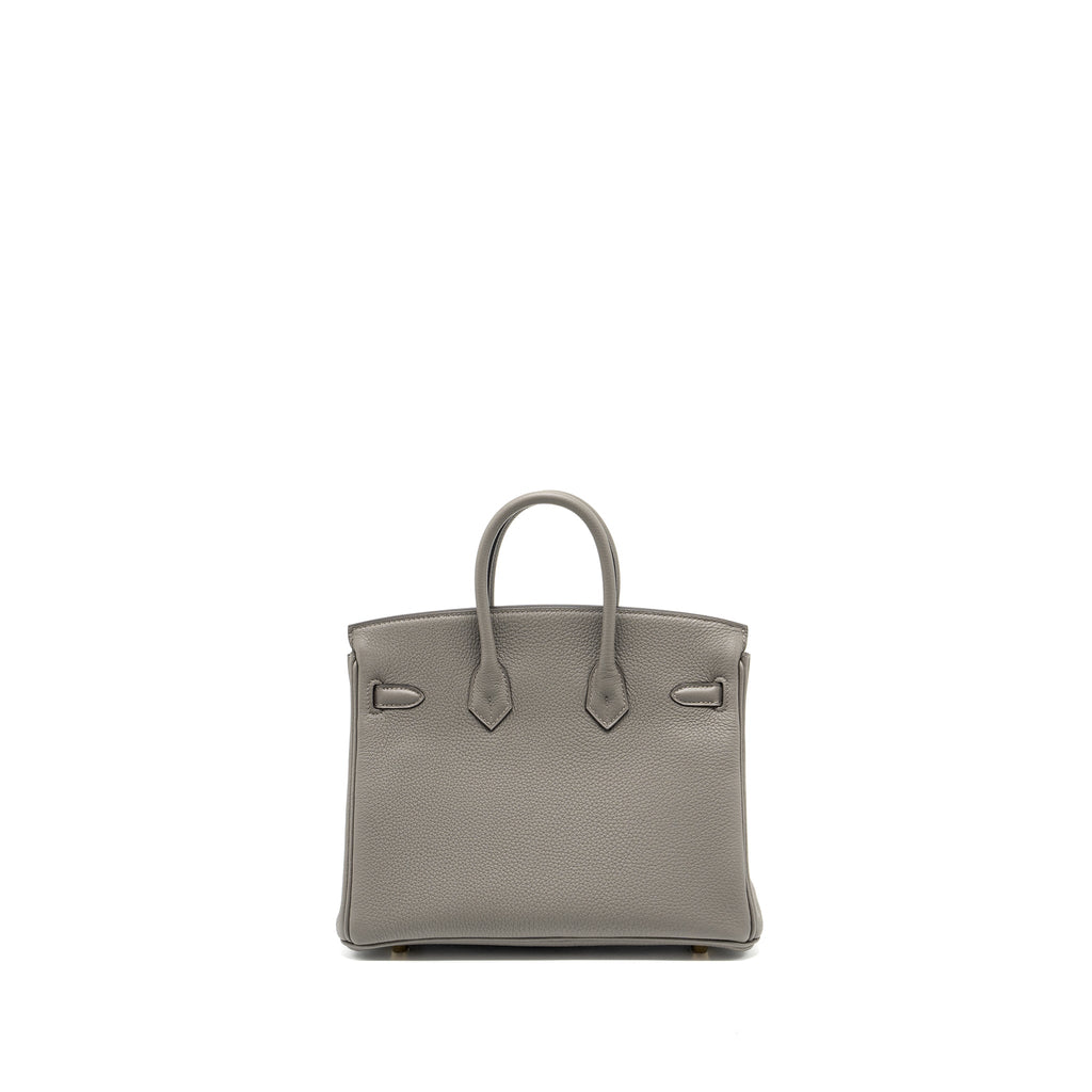 HERMES BIRKIN 25 TOGO GRIS MEYER GHW