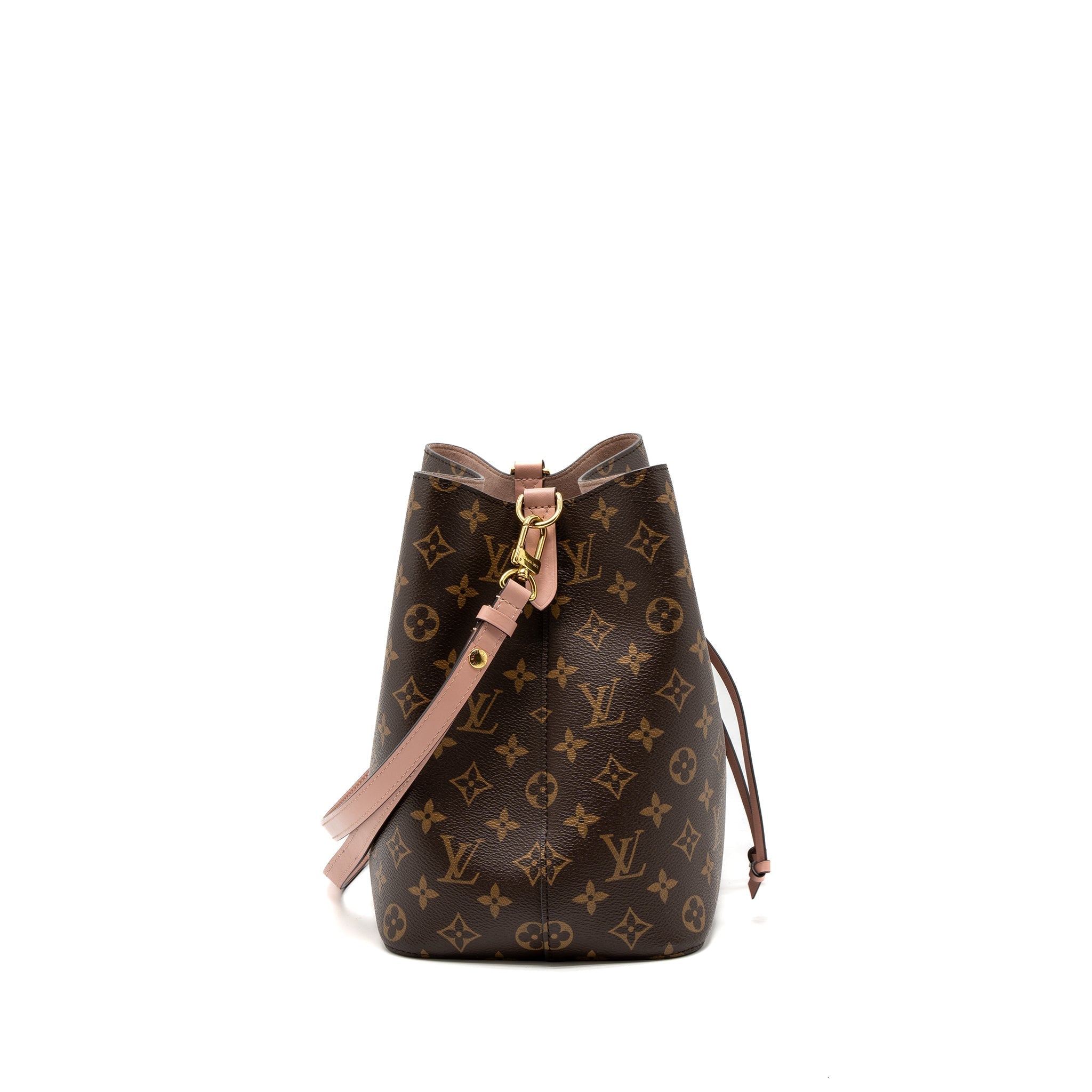 LOUIS VUITTON NEONOE MM MONOGRAM CANVAS ROSE POUDRE GHW