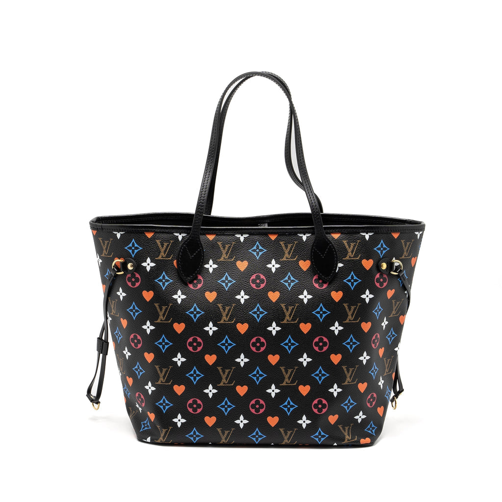 LOUIS VUITTON GAME ON NEVERFULL MM LIMITED EDITION MONOGRAM MULTICOLOURED CANVAS GHW