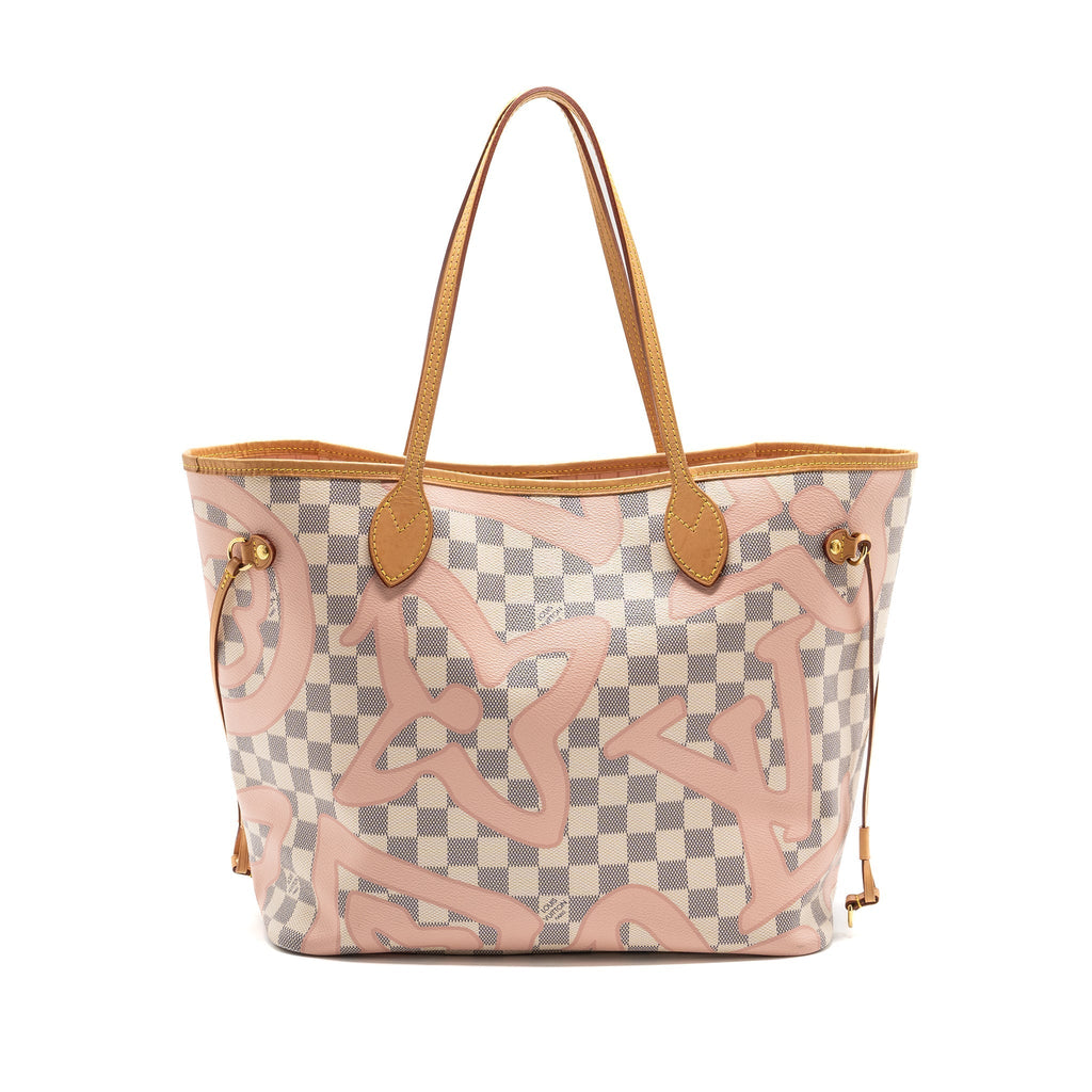 LOUIS VUITTON NEVERFULL MM DAMIER AZUR TAHITI GHW
