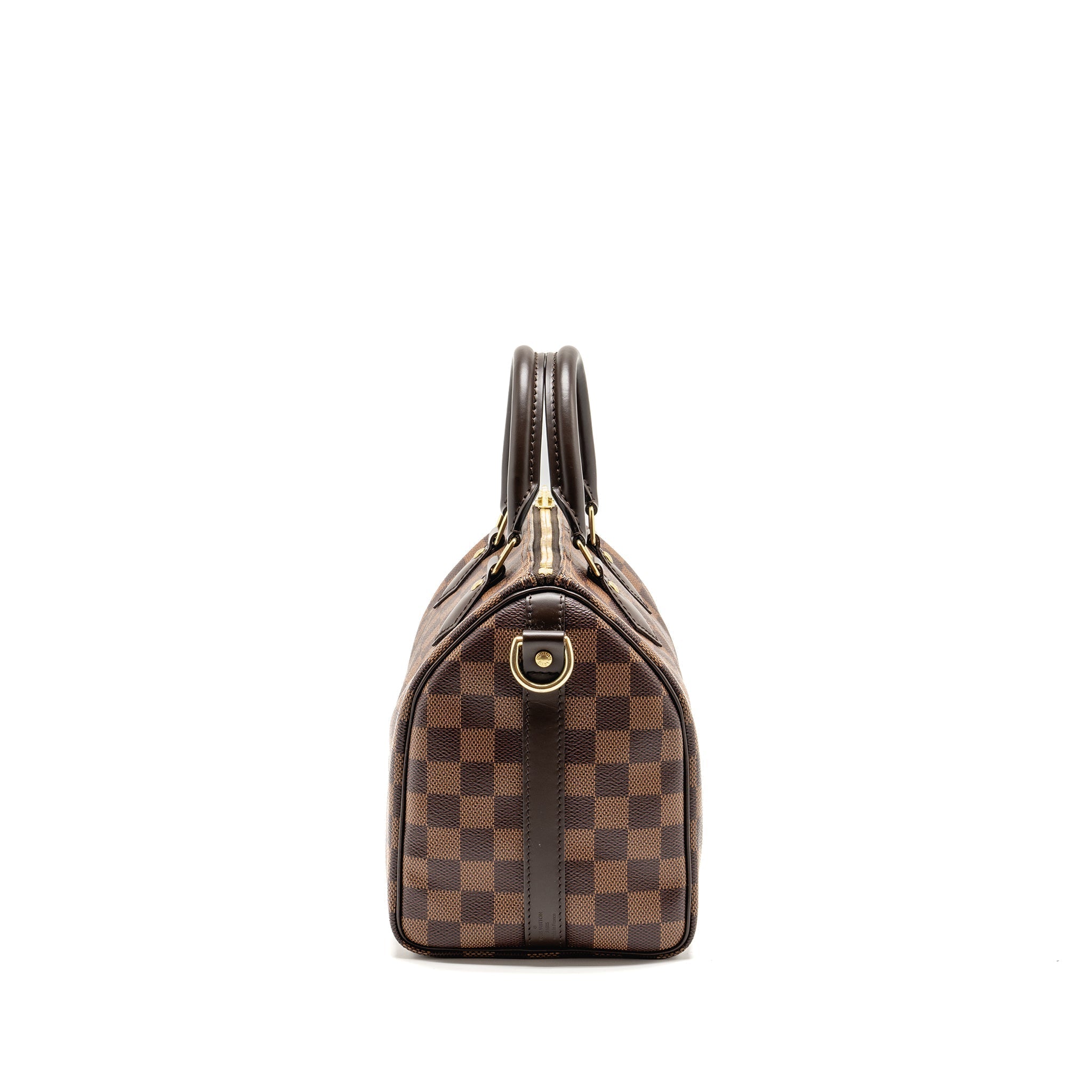 LOUIS VUITTON SPEEDY BANDOULIERE 25 DAMIER EBENE GHW