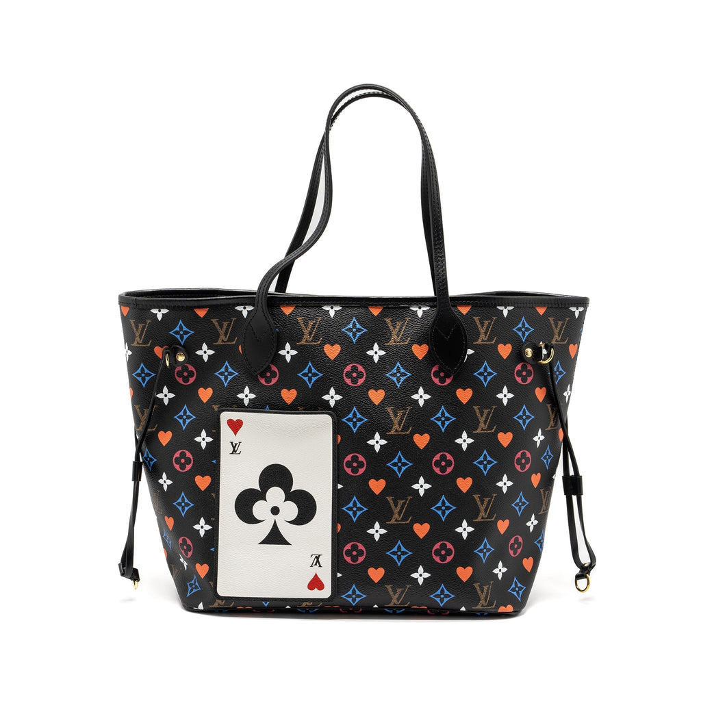 LOUIS VUITTON GAME ON NEVERFULL MM LIMITED EDITION MONOGRAM MULTICOLOURED CANVAS GHW
