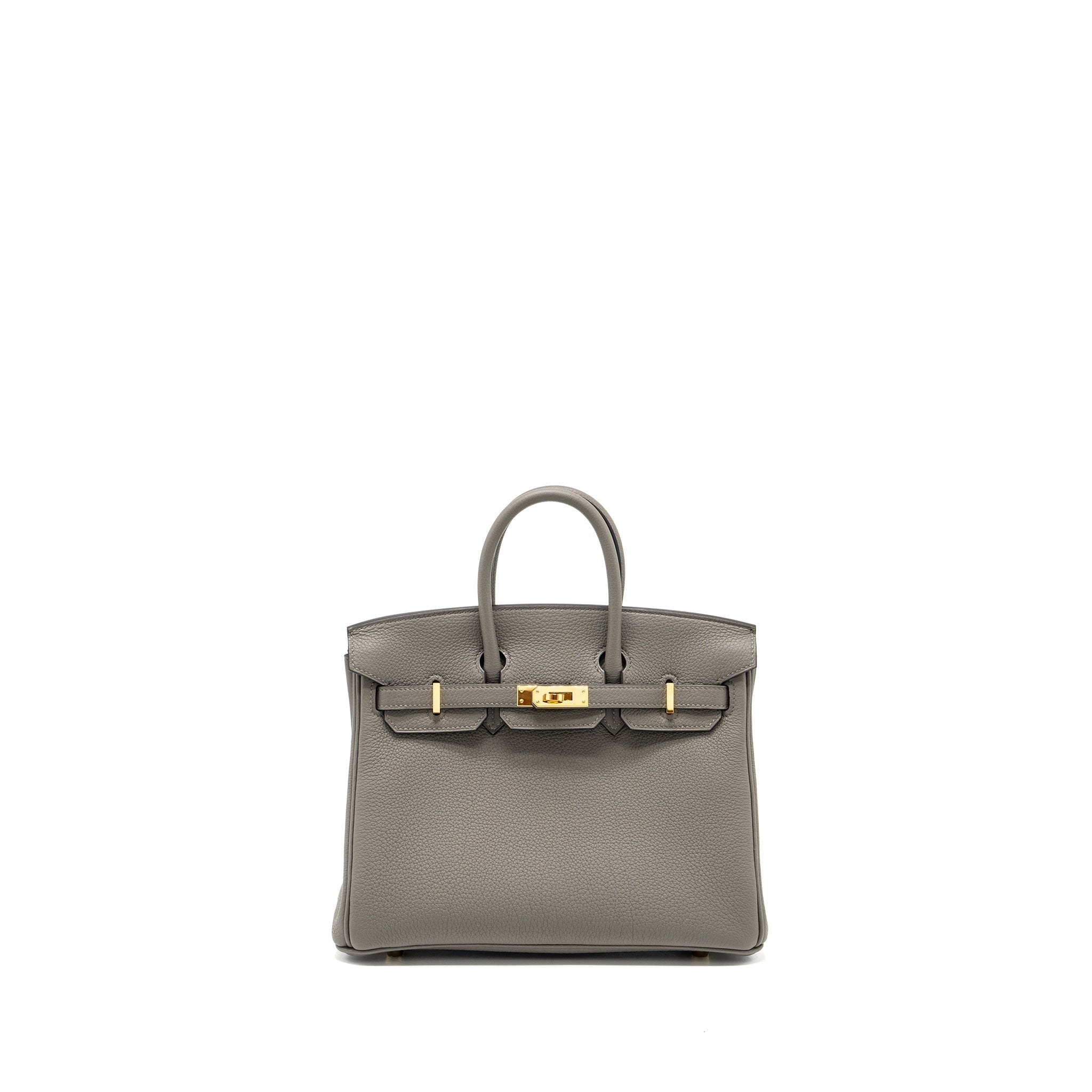 HERMES BIRKIN 25 TOGO GRIS MEYER GHW