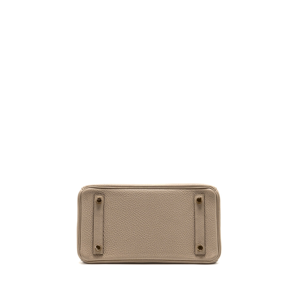 Hermes Birkin 25 togo gris tourterelle GHW