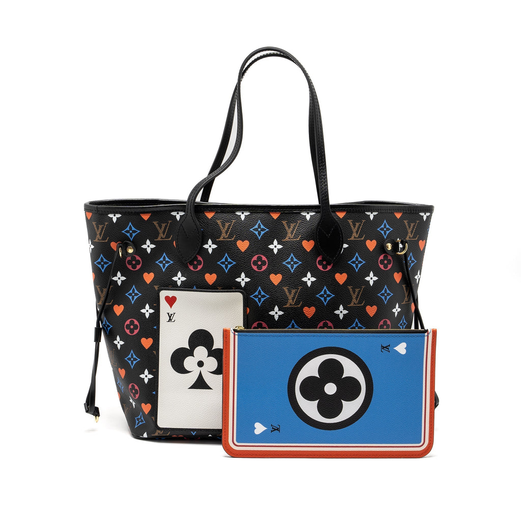 LOUIS VUITTON GAME ON NEVERFULL MM LIMITED EDITION MONOGRAM MULTICOLOURED CANVAS GHW