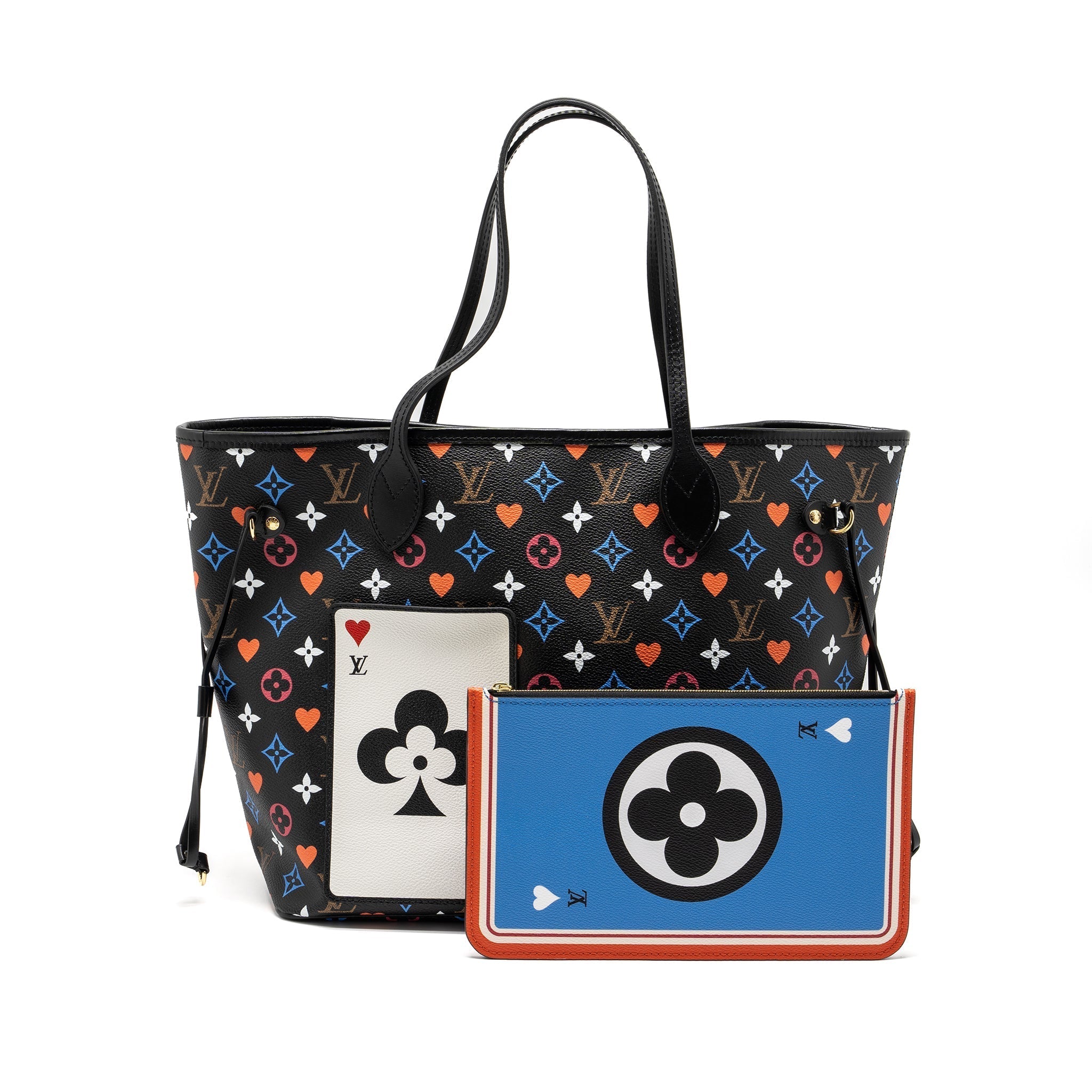 LOUIS VUITTON GAME ON NEVERFULL MM LIMITED EDITION MONOGRAM MULTICOLOURED CANVAS GHW