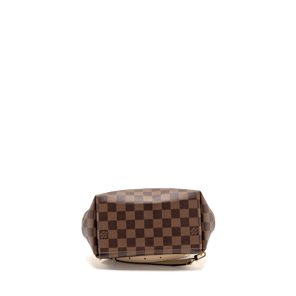 LOUIS VUITTON CLAPTON BACKPACK DAMIER EBENE CANVAS/LEATHER LIGHT PINK GHW