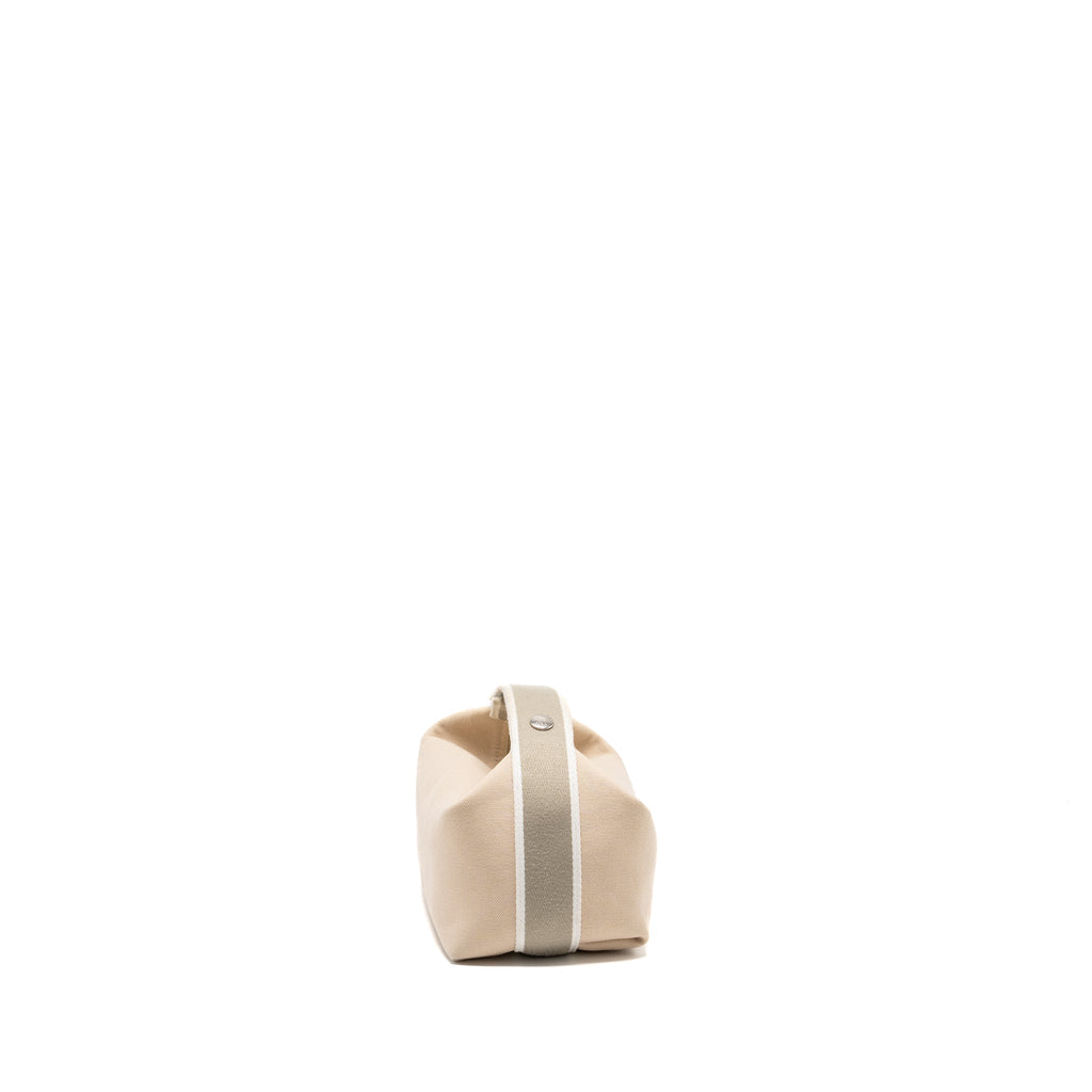 HERMES TROUSSE DE TOILETTE BRIDE A BRAC PM CANVAS NATURAL SHW