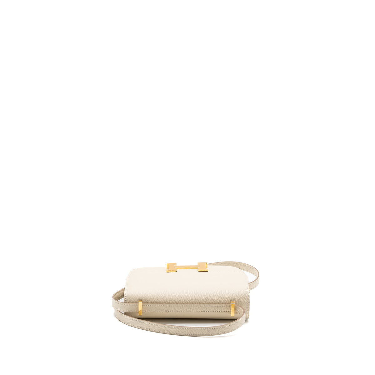 Hermes mini constance Epsom Craie GHW