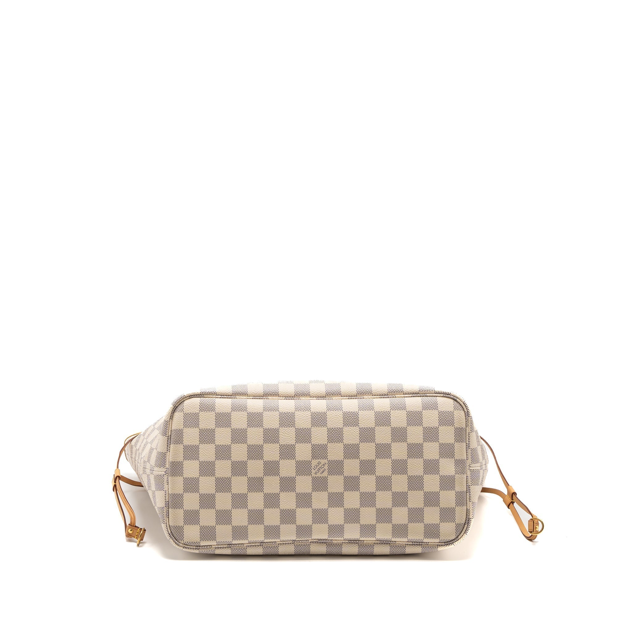 LOUIS VUITTON NEVERFULL MM DAMIER AZUR CANVAS GHW