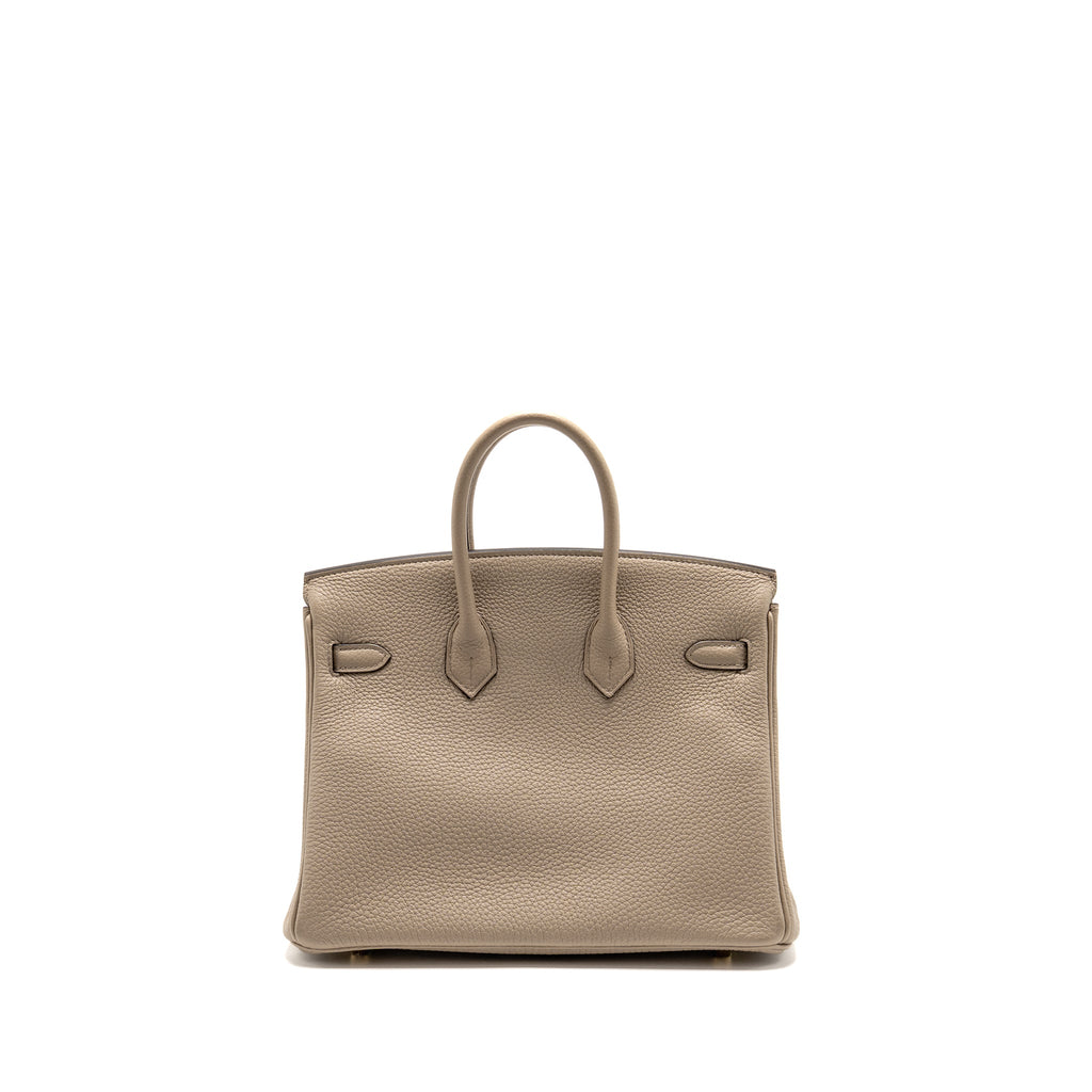 Hermes Birkin 25 togo gris tourterelle GHW
