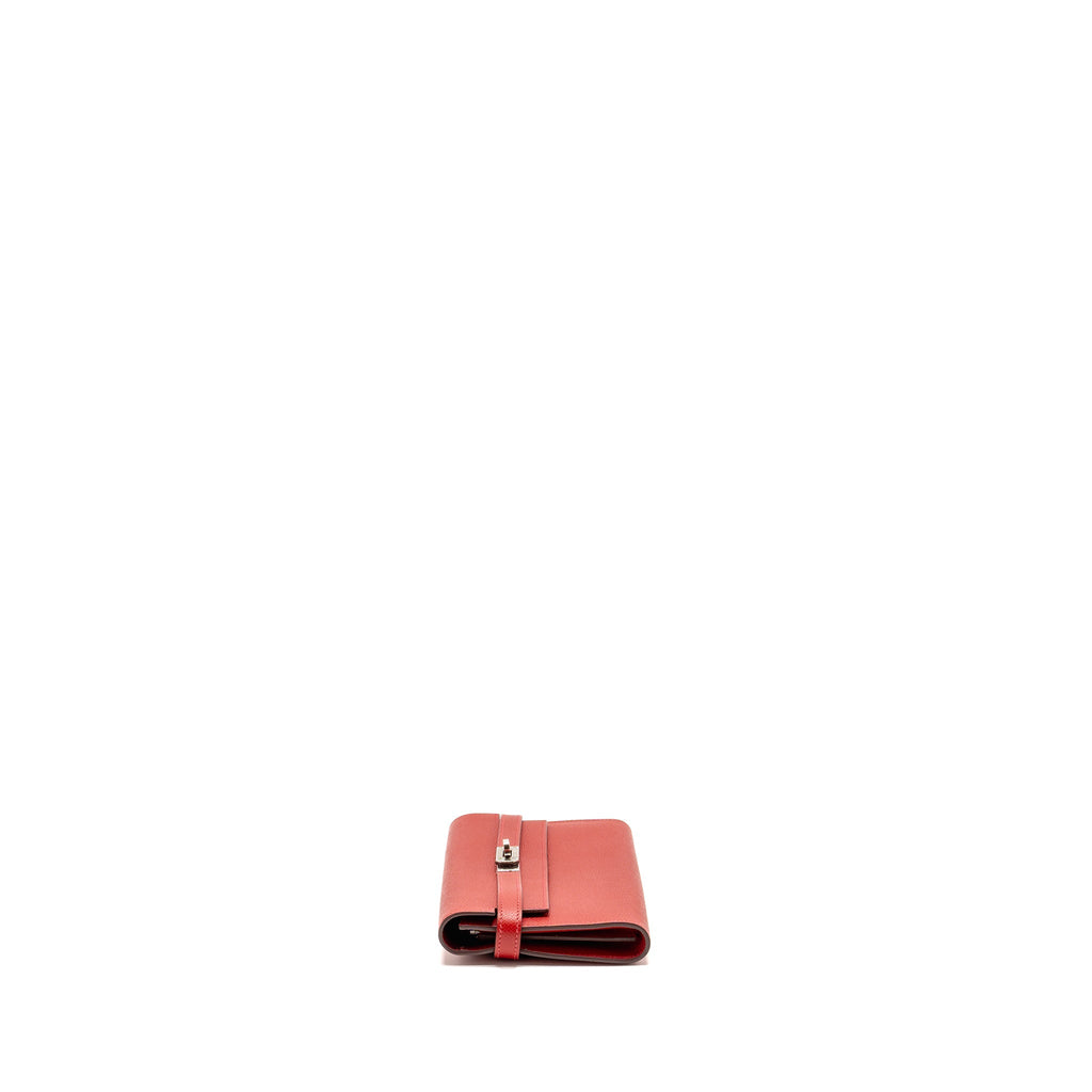 HERMES KELLY LONG WALLET EPSOM RED SHW