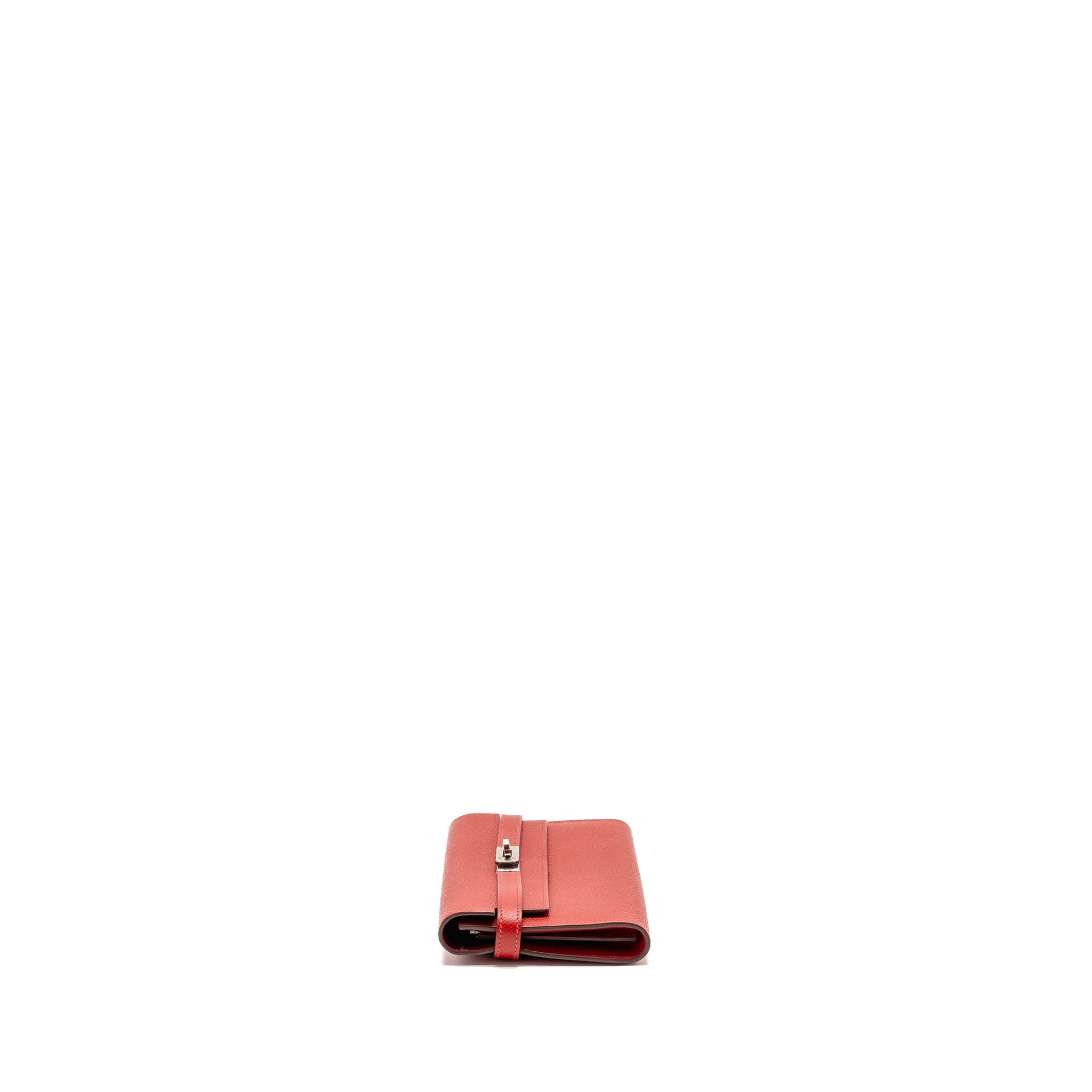 HERMES KELLY LONG WALLET EPSOM RED SHW
