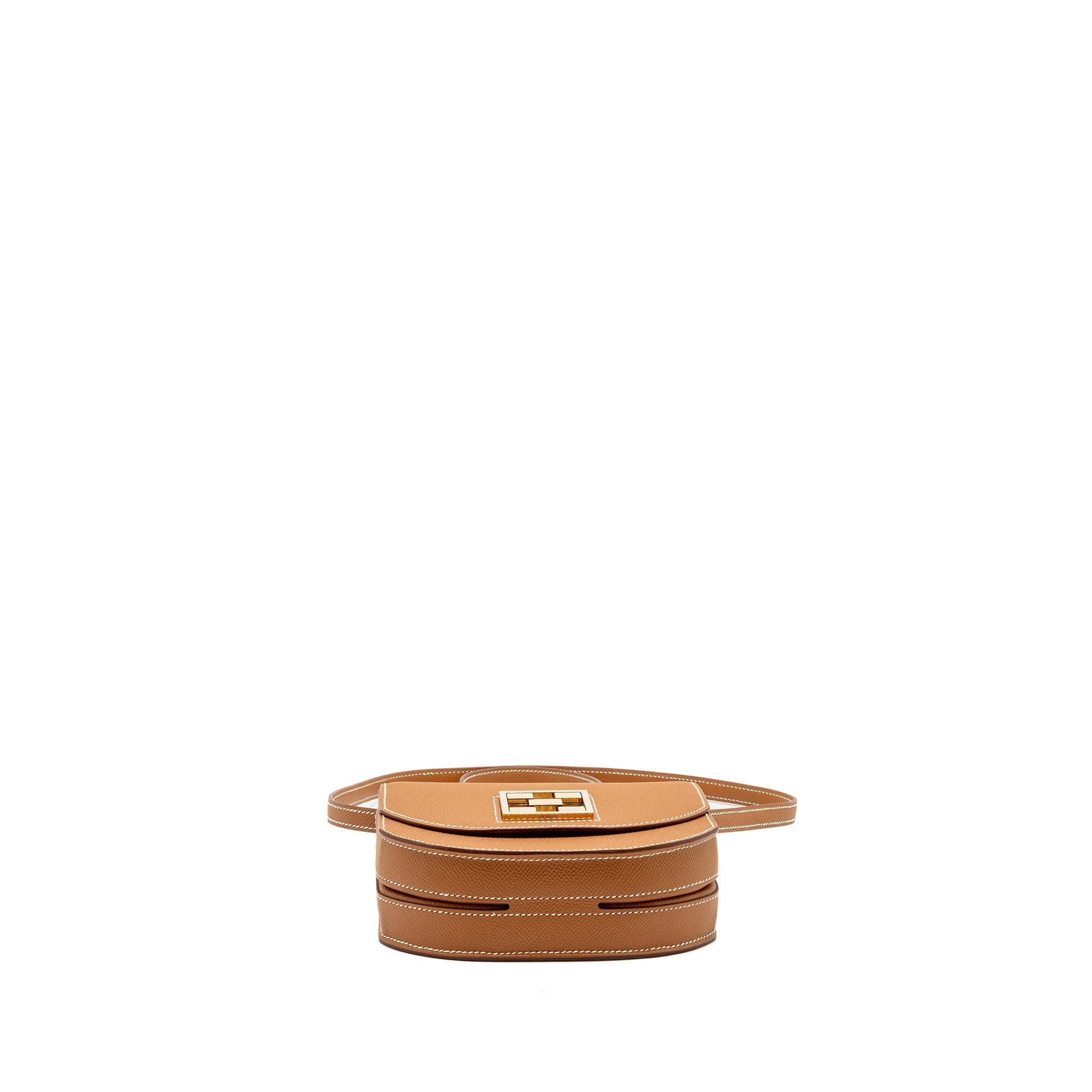 HERMES MOSAIQUE AU 24 MINI BAG EPSOM GOLD LGHW