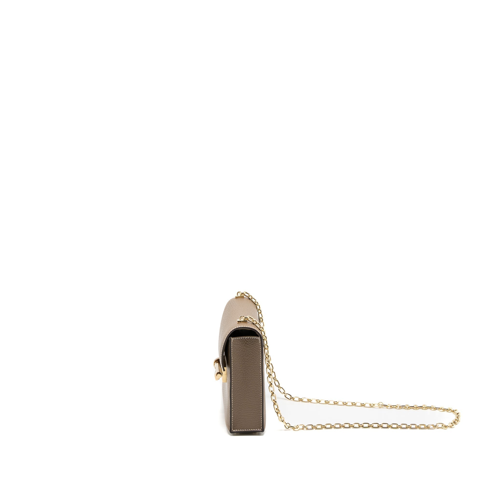 HERMES MINI VERROU CHÈVRE MYSORE ETOUPE LGHW