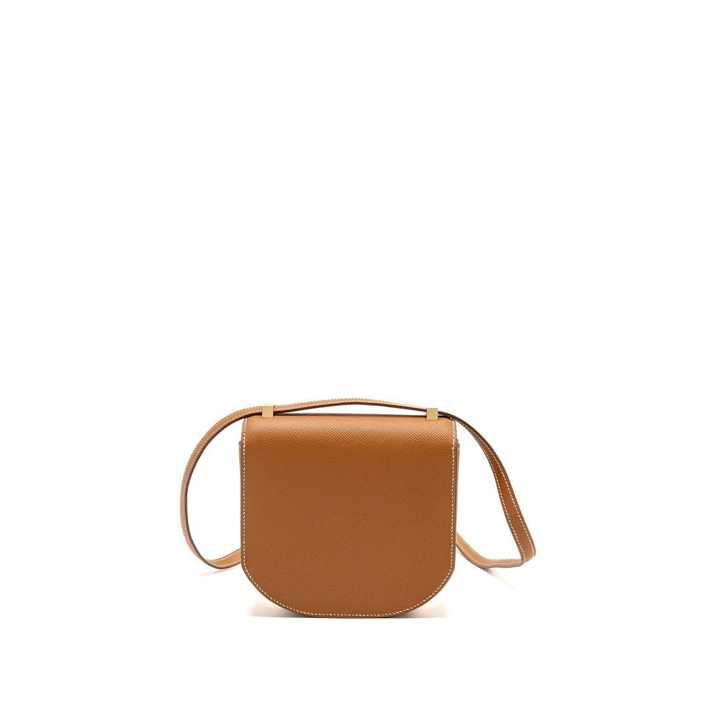 HERMES MOSAIQUE AU 24 MINI BAG EPSOM GOLD LGHW