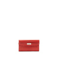 HERMES KELLY LONG WALLET EPSOM RED SHW