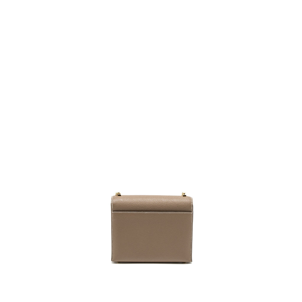 HERMES MINI VERROU CHÈVRE MYSORE ETOUPE LGHW