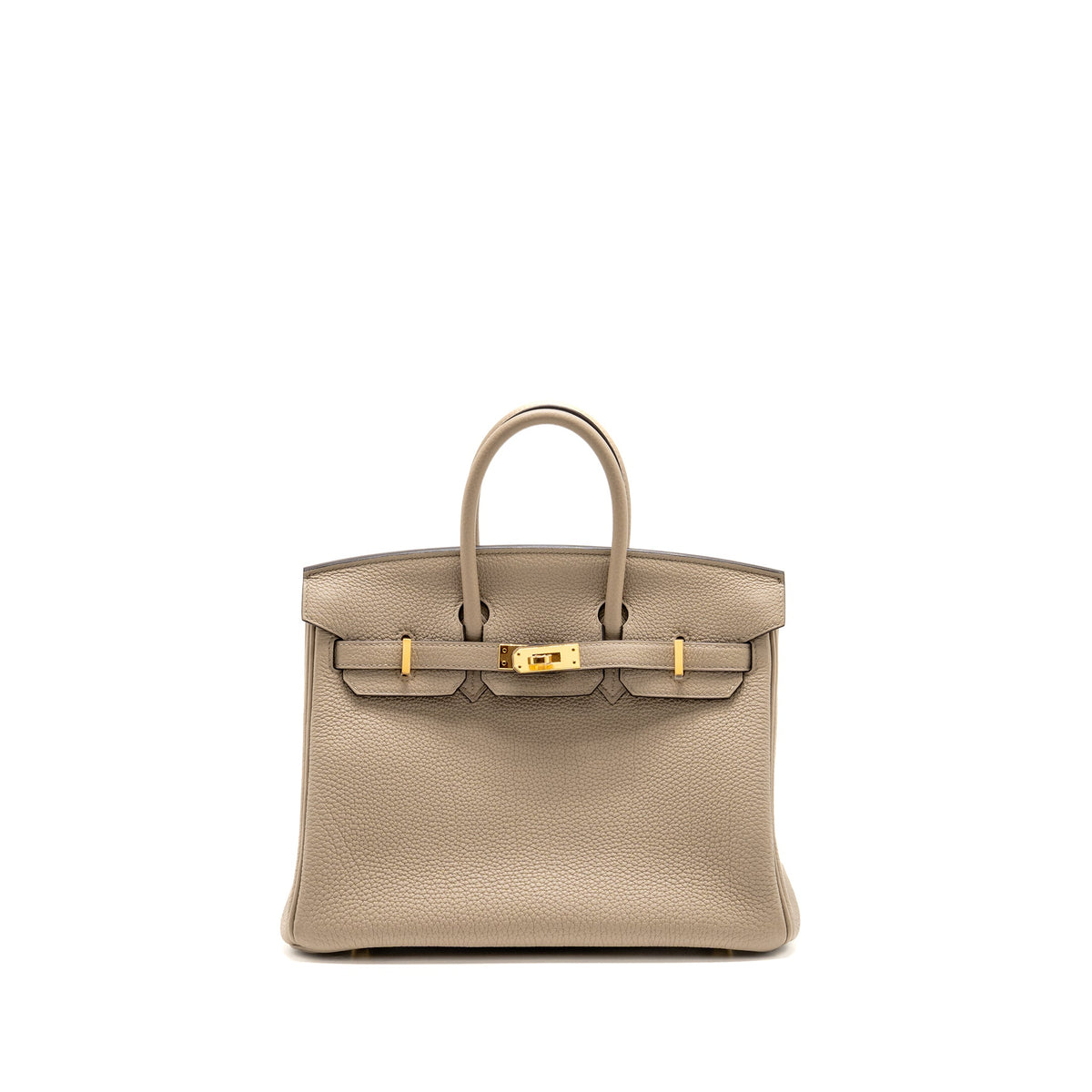 Hermes Birkin 25 togo gris tourterelle GHW