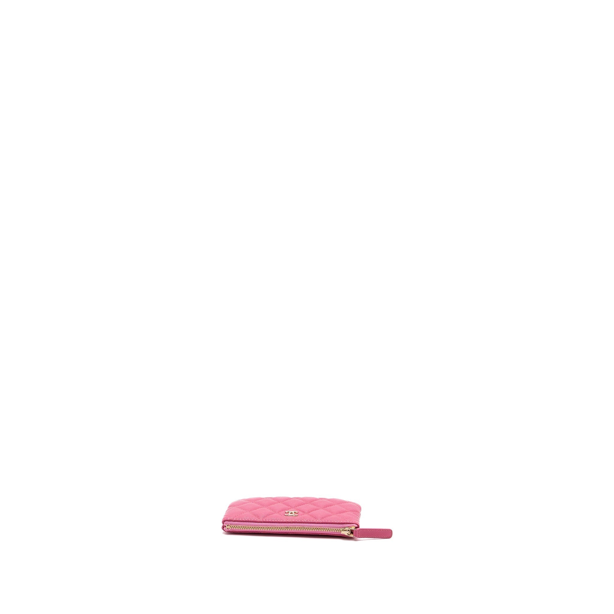 CHANEL ZIPPY POUCH CAVIAR PINK LGHW