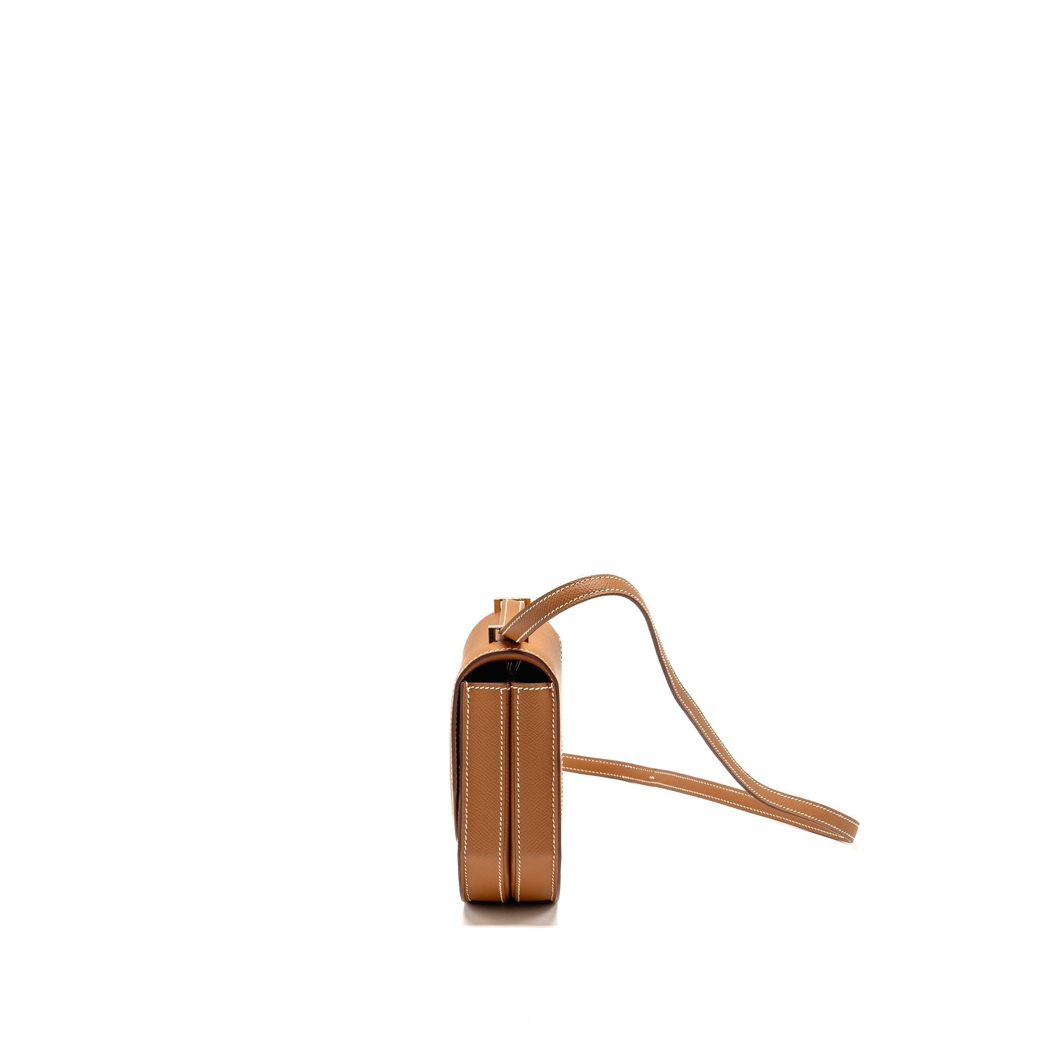 HERMES MOSAIQUE AU 24 MINI BAG EPSOM GOLD LGHW