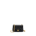 CHANEL 23P MINI COCO LOVE FLAP BAG CAVIAR BLACK GHW (MICROCHIP)