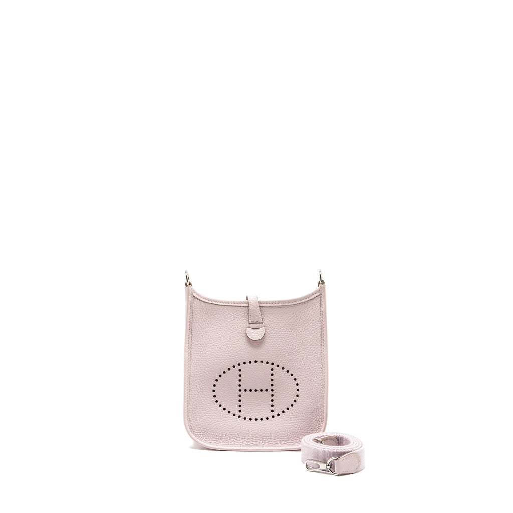 HERMES MINI EVELYNE CLEMENCE MAUVE PALE SHW