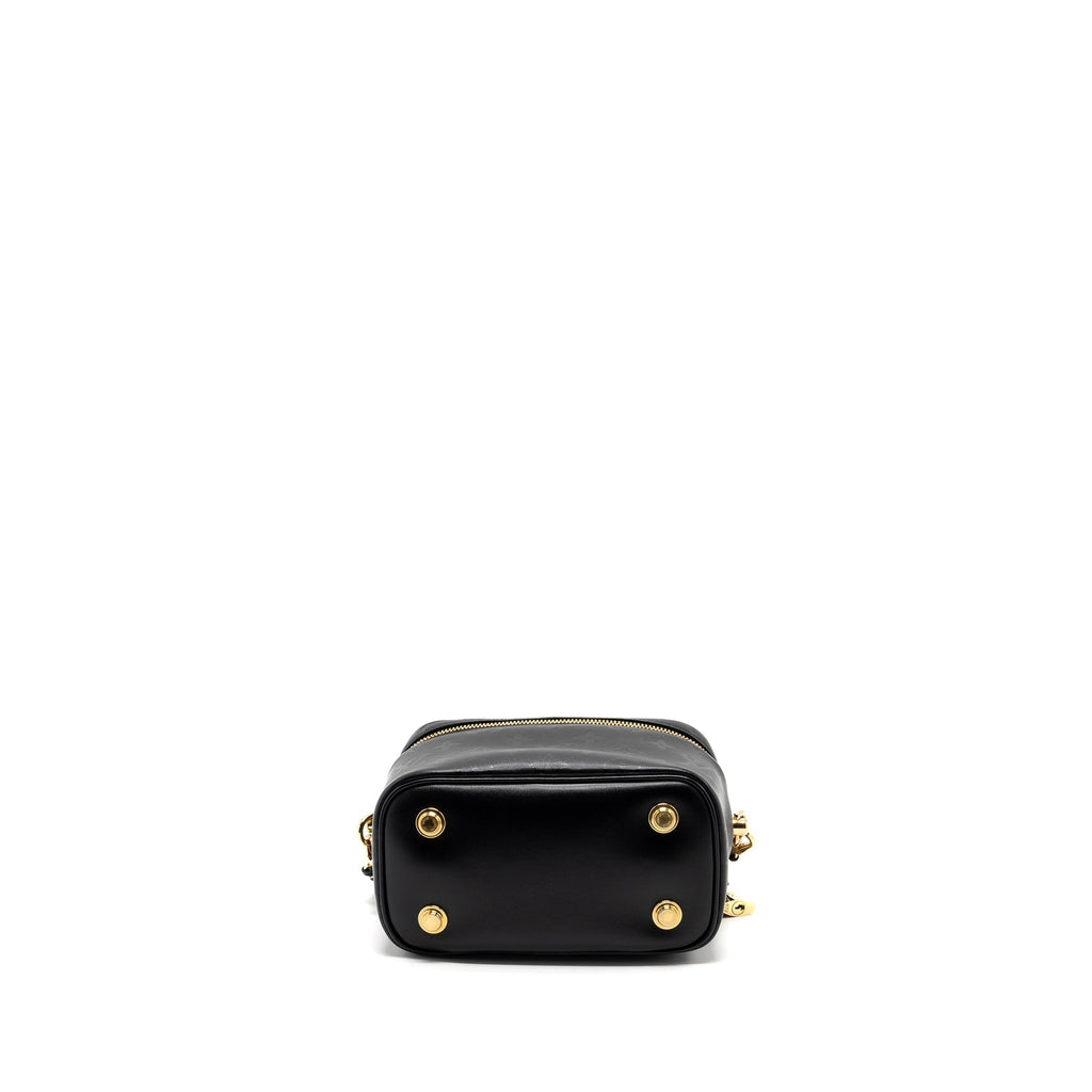 LOUIS VUITTON VANITY PM MONOGRAM LAMBSKIN  BLACK GHW