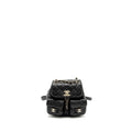 CHANEL 24A MINI DUMA BACKPACK GRAINED CALFSKIN BLACK LGHW (MICROCHIP)