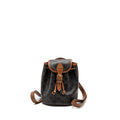 CELINE MINI BACKPACK FOLCO TRIOMPHE CANVAS CALFSKIN TAN GHW