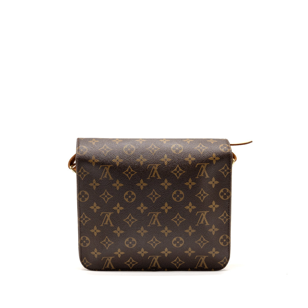 LOUIS VUITTON VINTAGE MESSENGER CROSSBODY BAG MONOGRAM CANVAS GHW