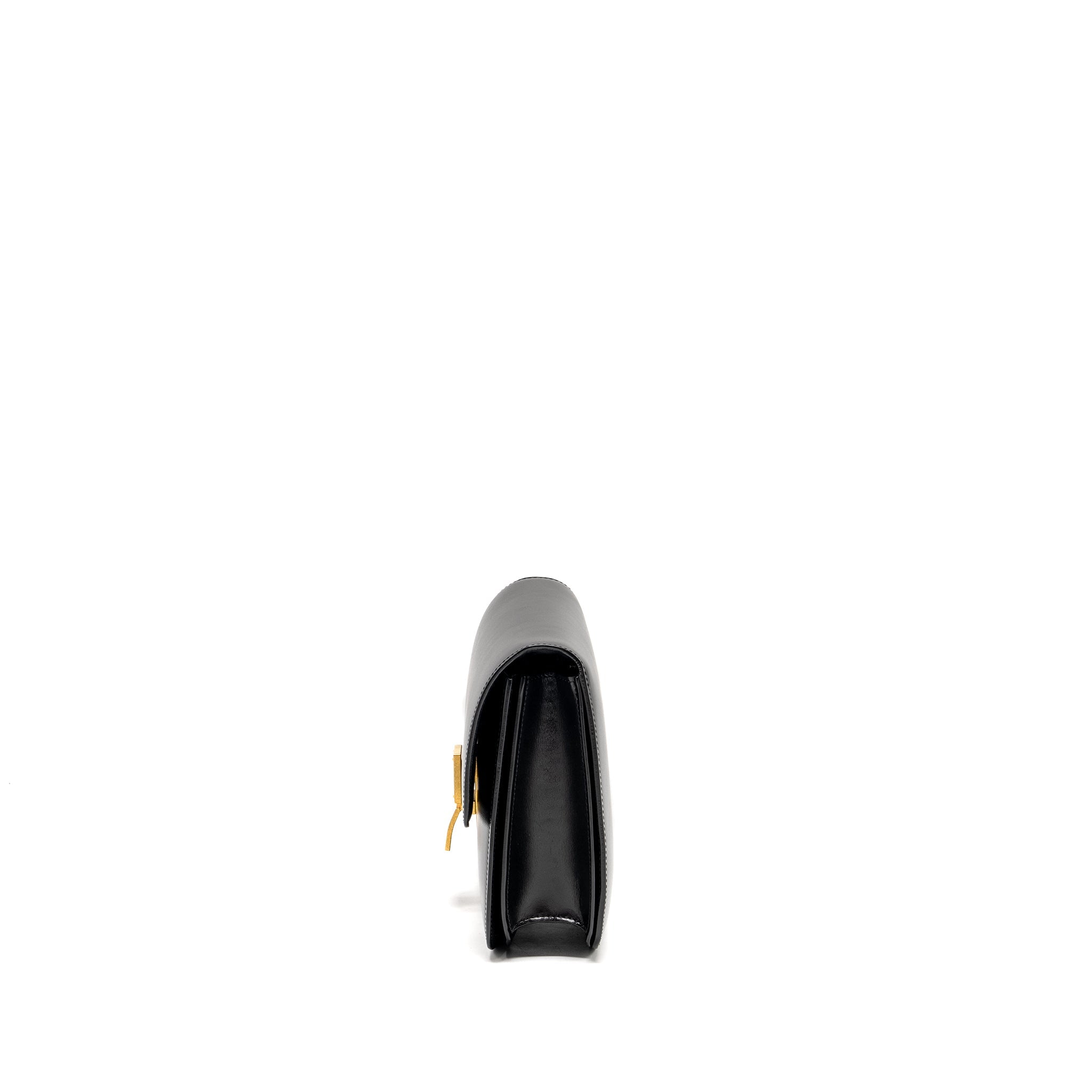 CELINE MEDIUM CLASSIC BOX BAG CALFSKIN BLACK GHW