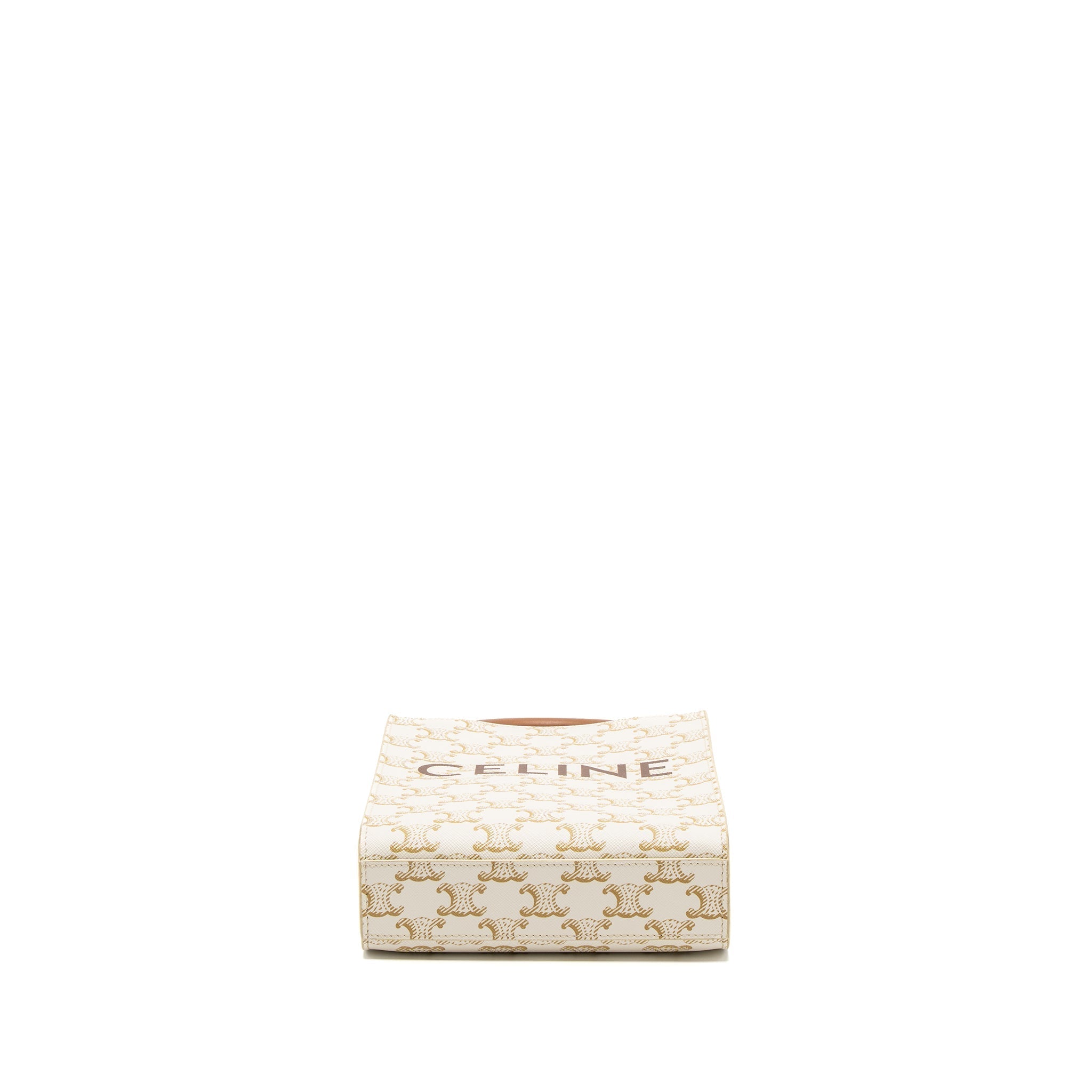 CELINE MINI VERTICAL CABAN TRIOMPHE CANVAS/CALFSKIN GHW