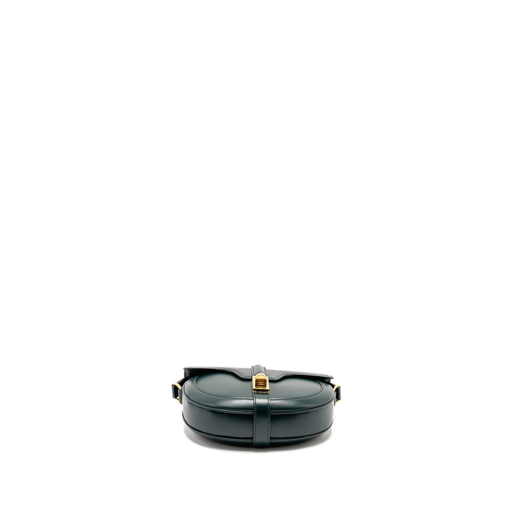 CELINE SMALL BESACE BAG CALFSKIN DARK GREEN GHW