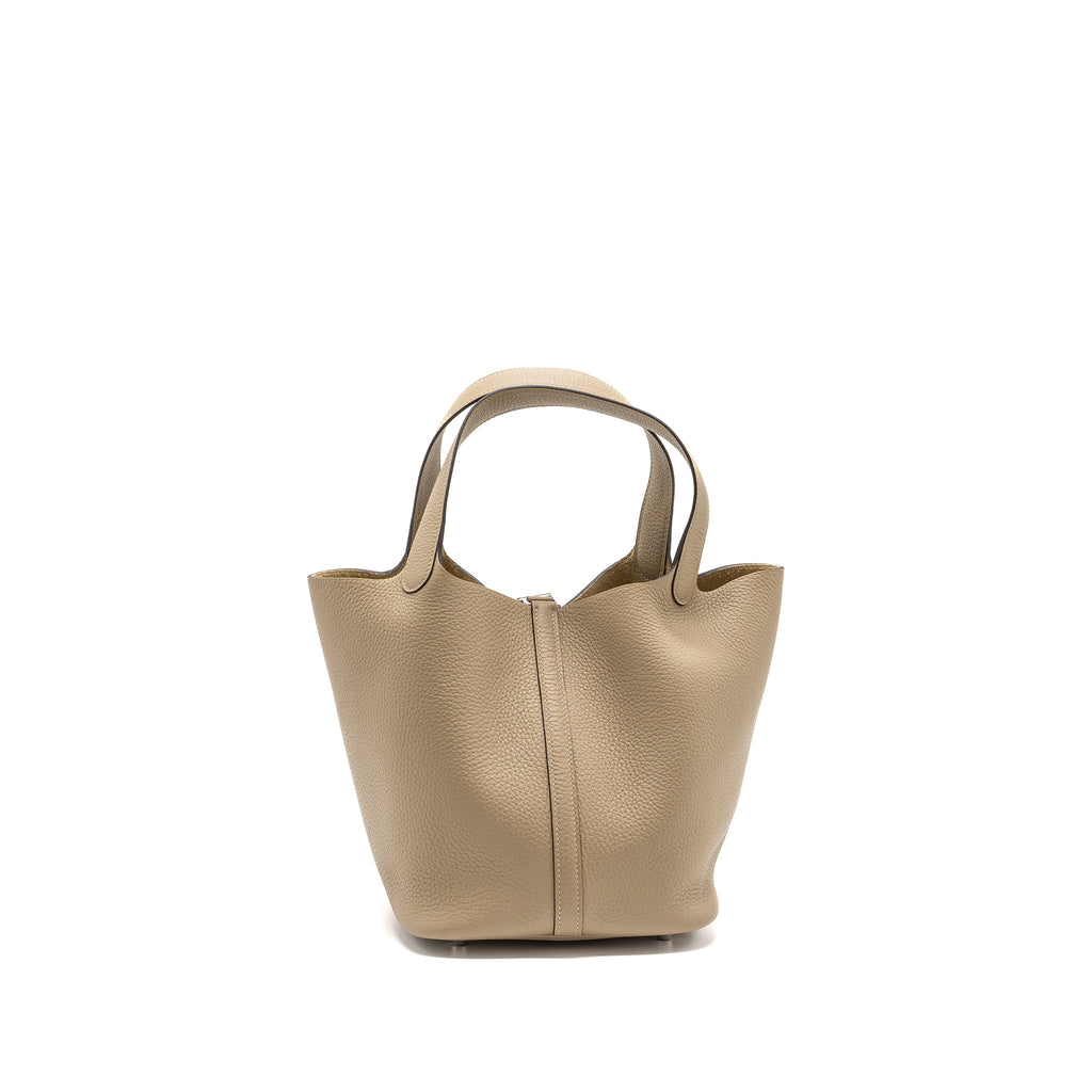 Hermes Picotin 22 Lock Bag Clemence Trench SHW
