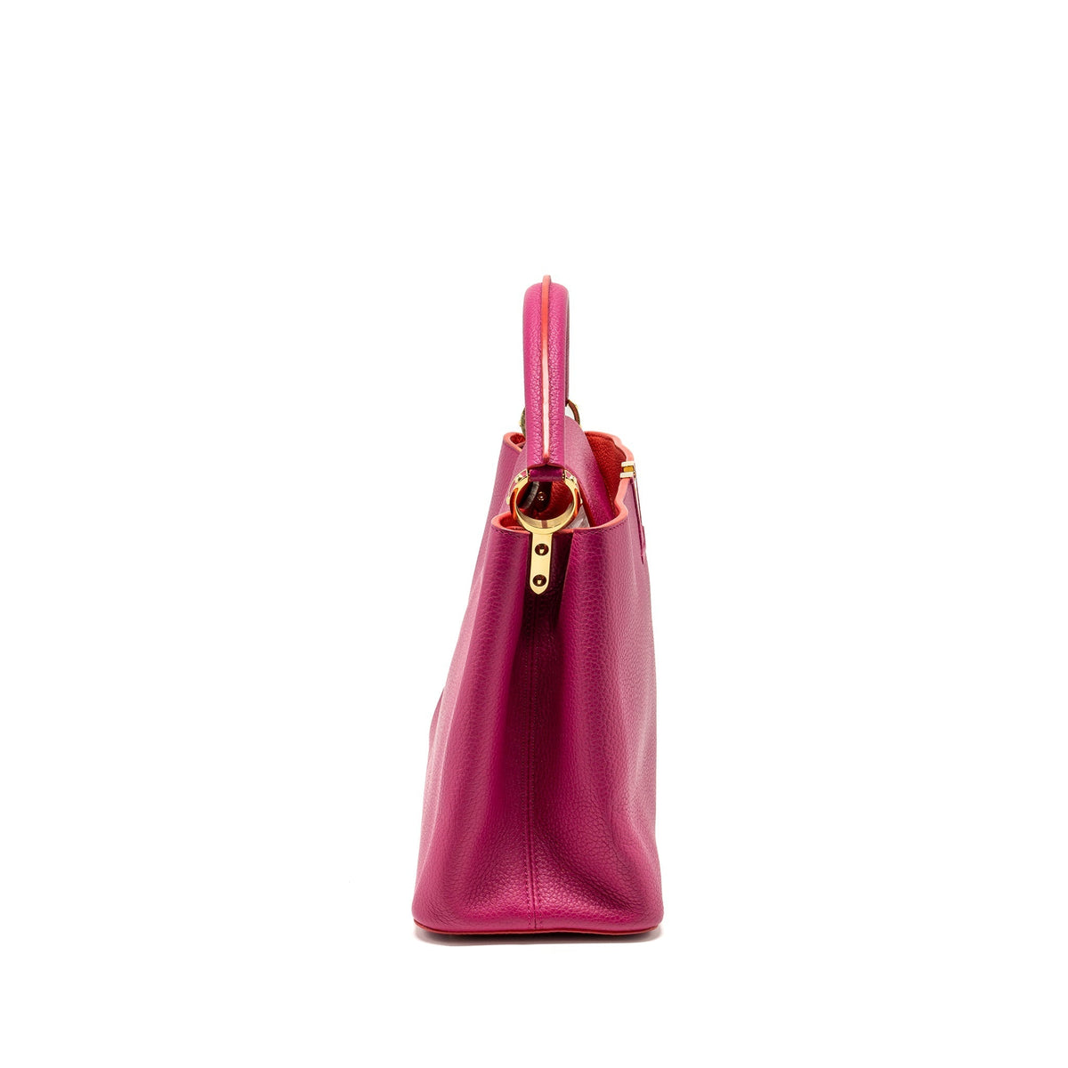 LOUIS VUITTON CAPUCINES GM TAURILLON PINK GHW