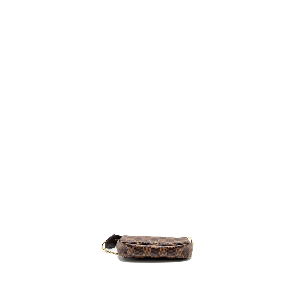 LOUIS VUITTON MINI POCHETTE DAMIER EBENE GHW