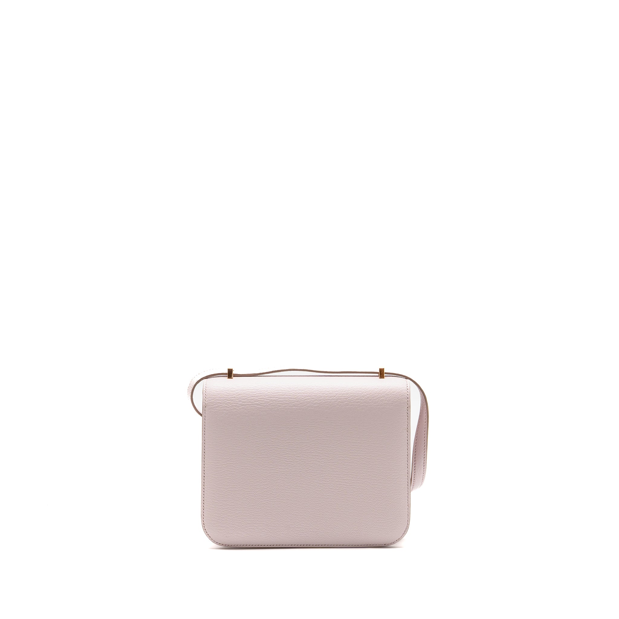HERMES MINI CONSTANCE CHEVRE MYSORE MAUVE PALE RGHW