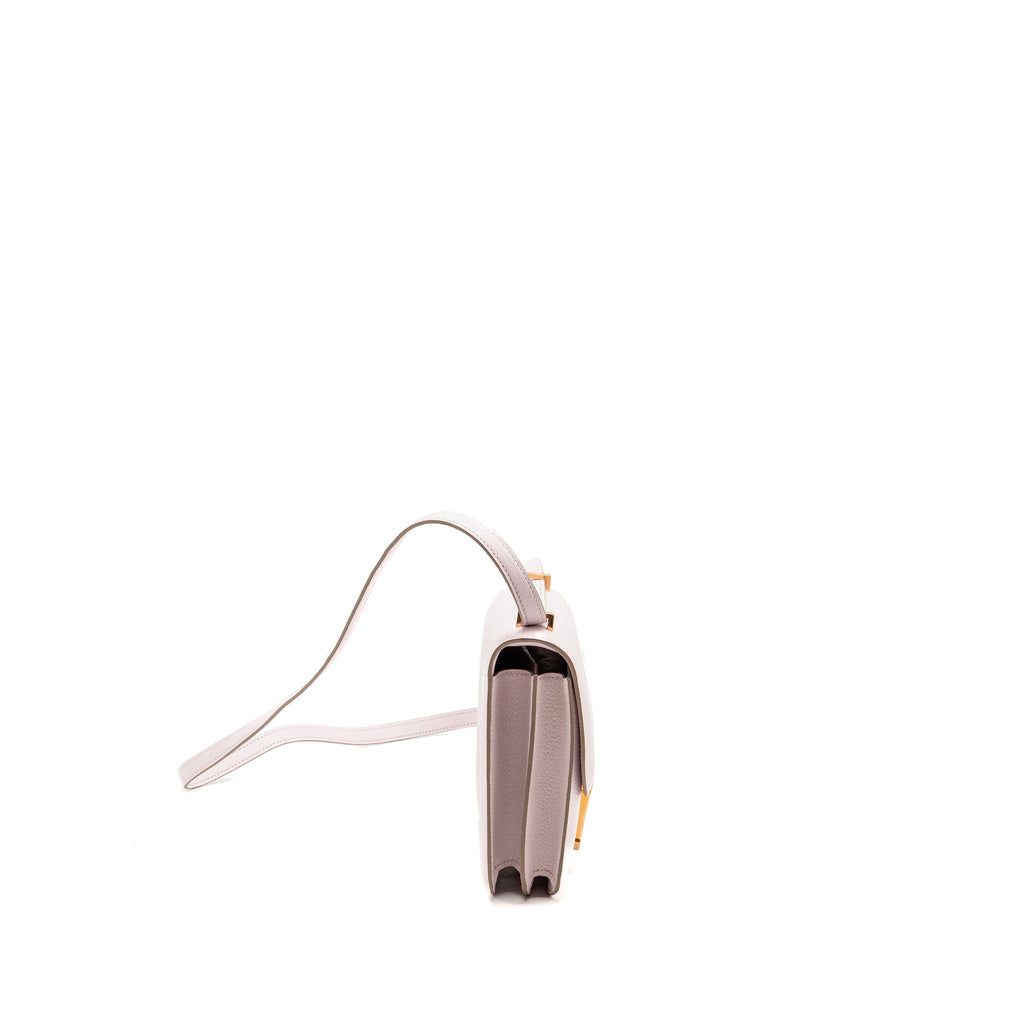 HERMES MINI CONSTANCE CHEVRE MYSORE MAUVE PALE RGHW