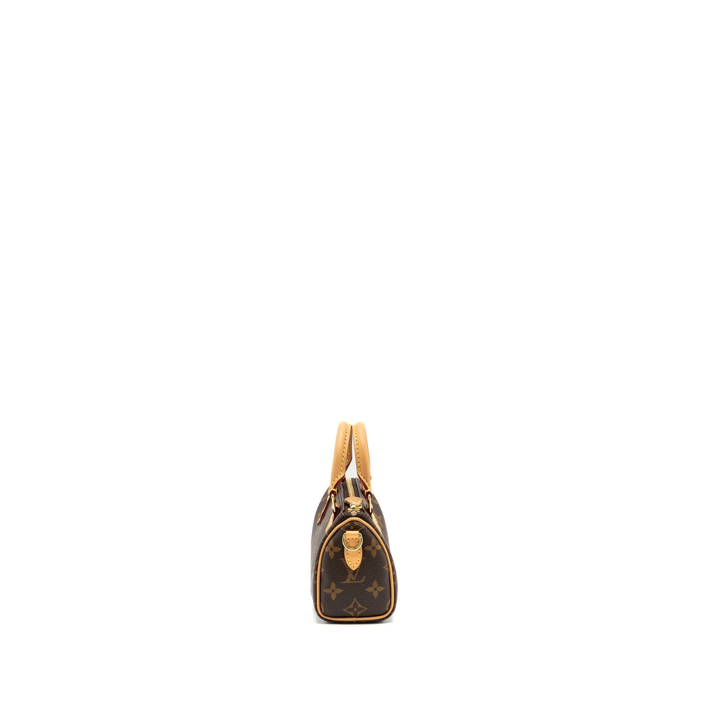 LOUIS VUITTON NANO SPEEDY MONOGRAM CANVAS GHW