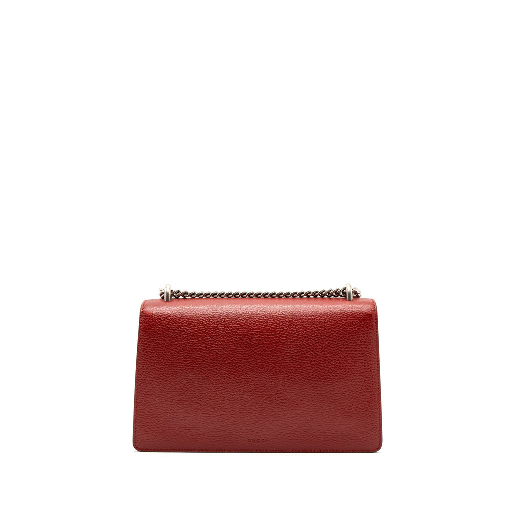 GUCCI SMALL DIONYSUS BAG CALFSKIN RED MULTICOLOUR HARDWARE