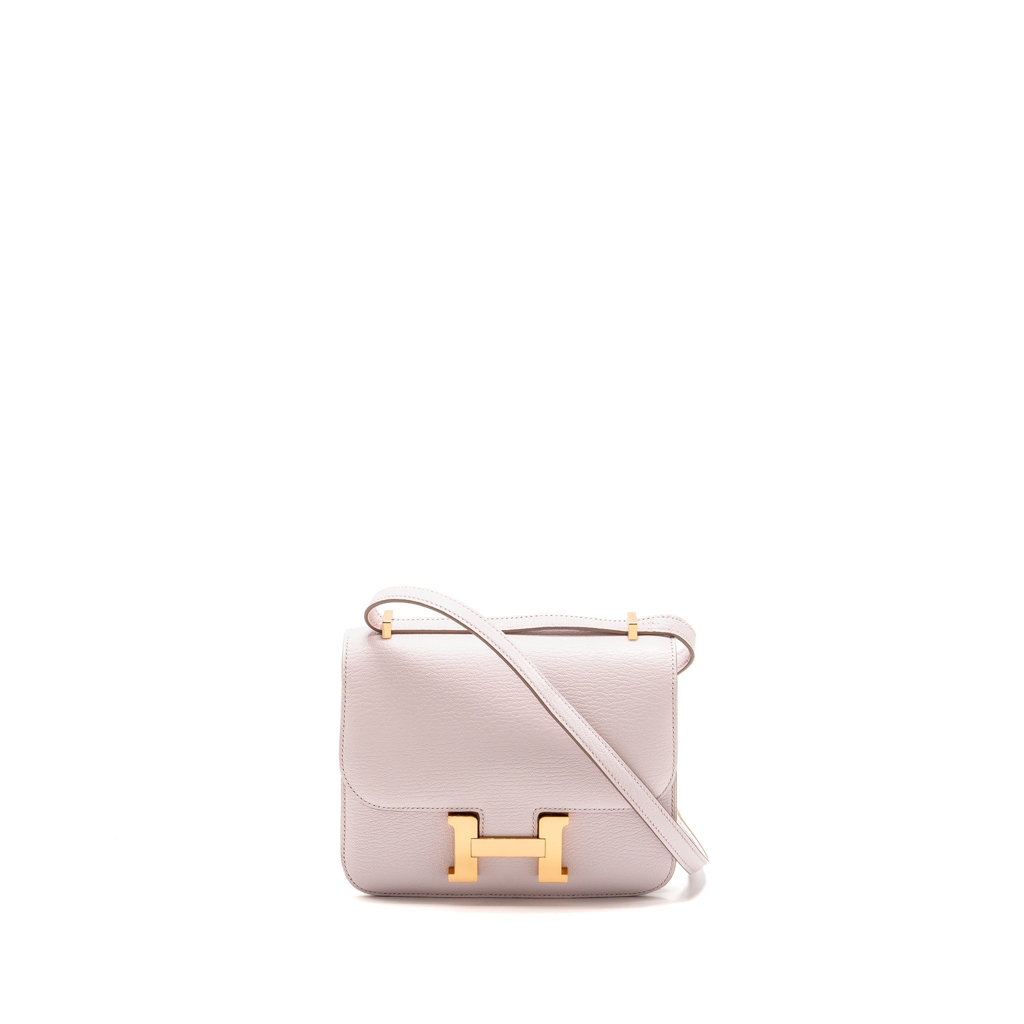 HERMES MINI CONSTANCE CHEVRE MYSORE MAUVE PALE RGHW