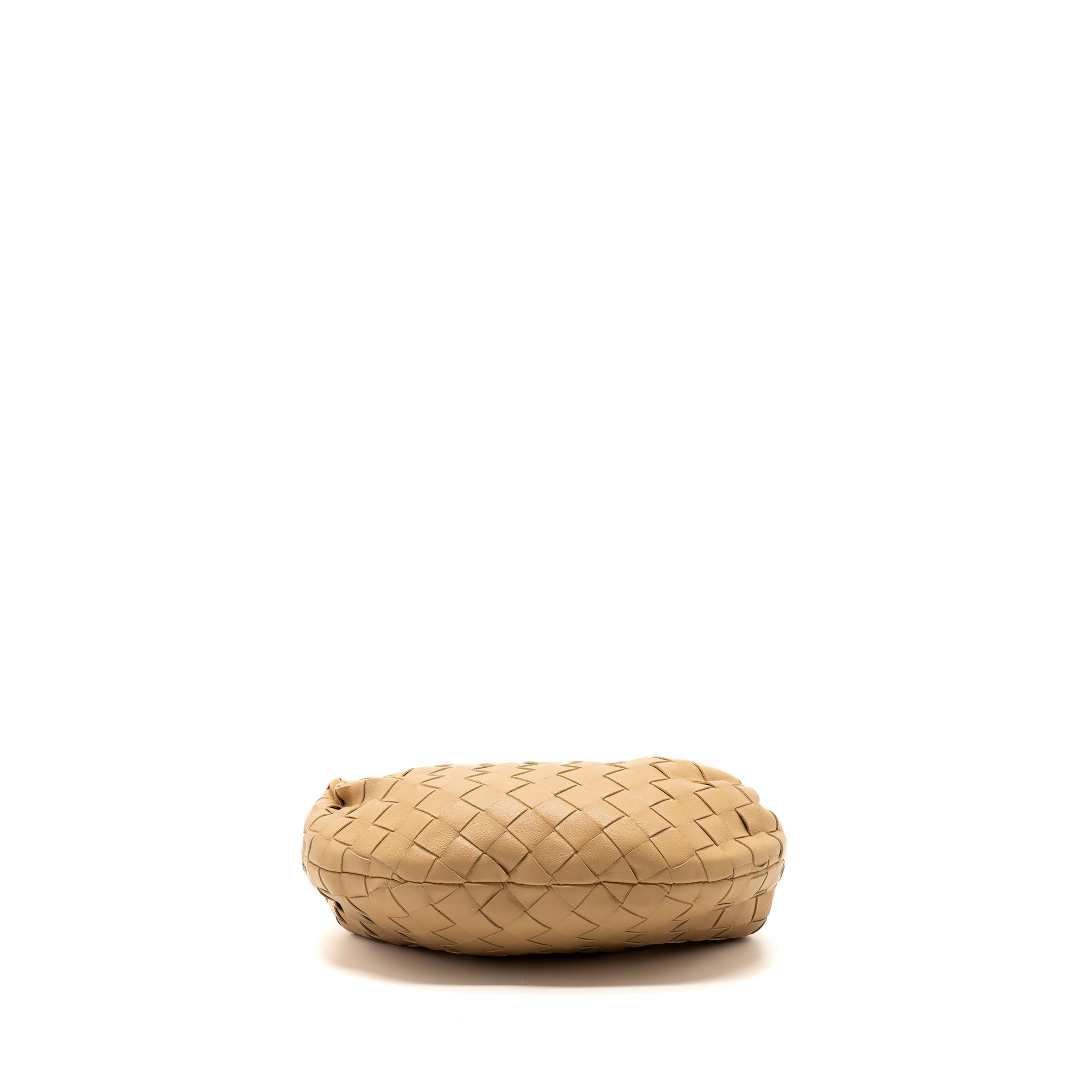 BOTTEGA VENETA MINI JODIE LEATHER BEIGE GHW