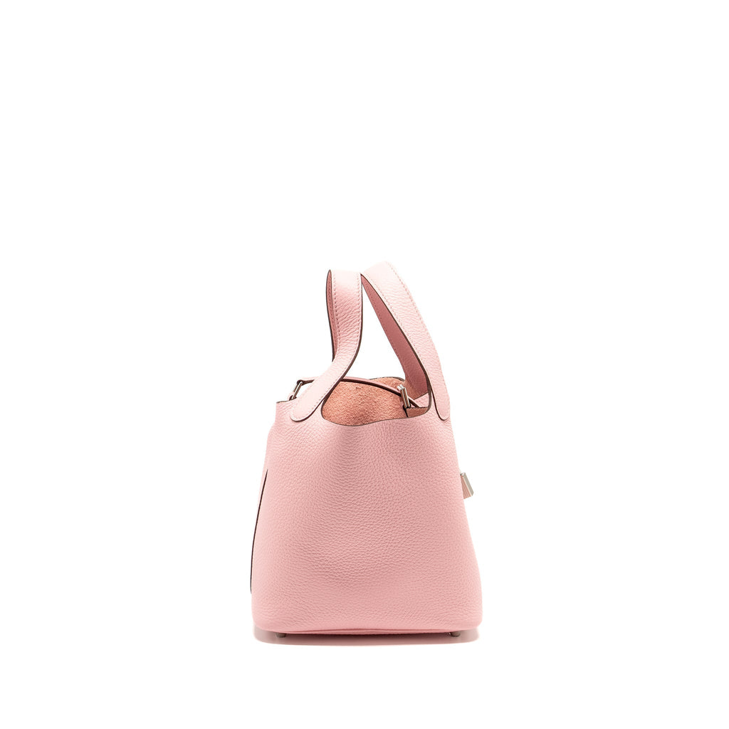 HERMES PICOTIN 18 LOCK BAG CLEMENCE 3Q ROSE SAKURA SHW
